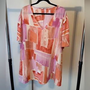 Sweetest moment geometric pattern shift top